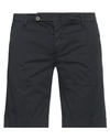 Entre Amis Man Shorts & Bermuda Shorts Navy Size 36 Cotton, Elastane In Navy Blue