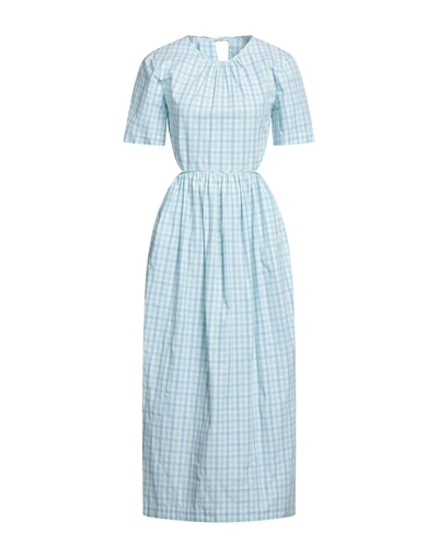Semicouture Long Dresses In Blue