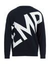 Emporio Armani Sweaters In Navy Blue