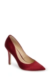 Charles By Charles David Maxx Pointy Toe Pump In Berry Satin