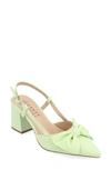 Journee Collection Tailynn Slingback Pump In Green
