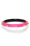 Alexis Bittar Crystal Studded Hinge Bracelet In Pink