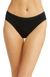 Wacoal Understated Stretch Cotton Bikini Briefs In Black