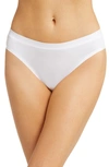 Wacoal Understated Stretch Cotton Bikini Briefs In White
