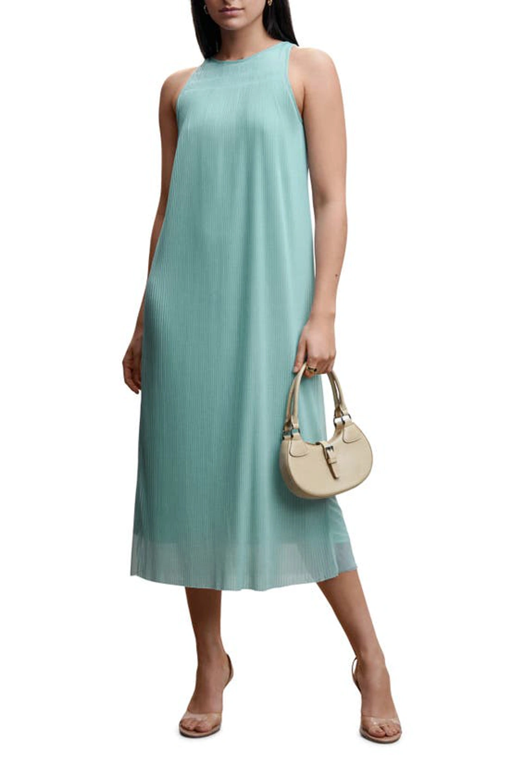 Mango Dress Turquoise ModeSens