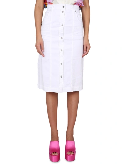 Etro Midi Skirt In White