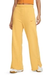Nike Sportswear Everyday Modern High Waist Fleece Open Hem Sweatpants In Wheat Gold/ Desert Ochre