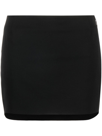 Ambush High-waisted Mini Skirt In Black
