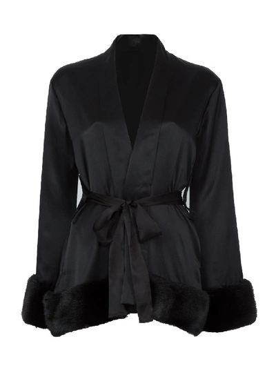 Cinque Short Oriental Black Robe
