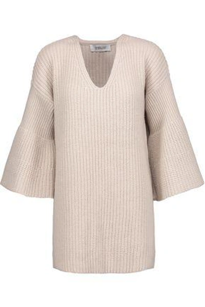 10 Crosby Derek Lam Cable-knit Wool Sweater In Taupe