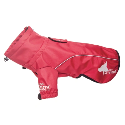 Dog Helios Extreme Soft-shell Performance Fleece Winter Dog Coat In Red