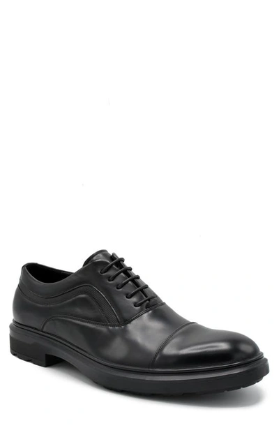 Aston Marc Tuscan Cap Toe Oxford In Black