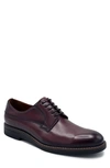 Aston Marc Monaco Plain Toe Derby In Maroon