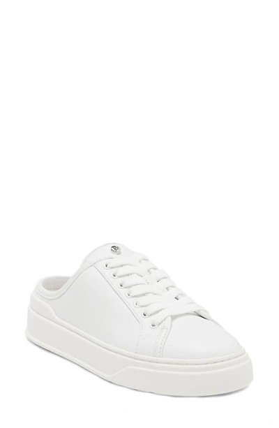 Stuart Weitzman Skater Mule Sneaker In White