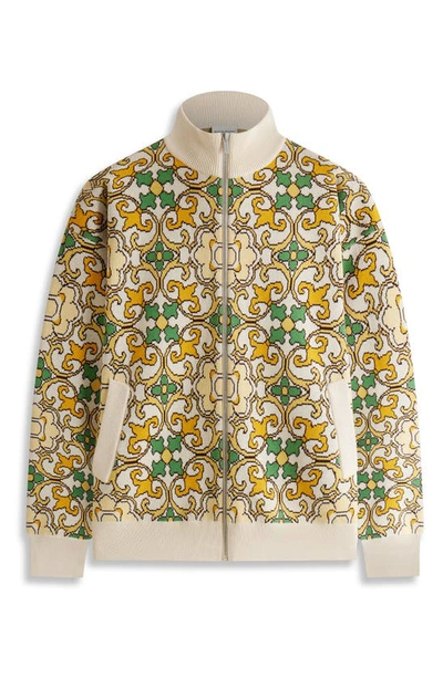 Drôle De Monsieur Filigree Knit Jacket In Cream | ModeSens