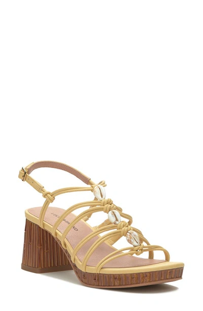 Lucky Brand Bassie 2 Strappy Sandal In Gold