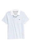 Vineyard Vines Kids' Edgartown Piqué Performance Polo In A203 White