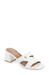 Kurt Geiger Odina Block Heel Sandal In White