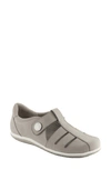 David Tate Optic Flat In Gray Nubuck