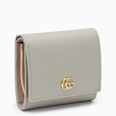 Gucci Gg Marmont Wallet Grey/pink