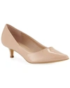 Charles By Charles David Kitten Pointy Toe Pump In Nocolor