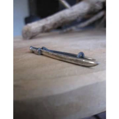 Wdts Silver Sword Pin In Metallic