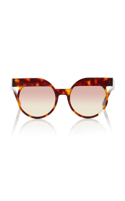 Jplus Classic Tortoiseshell Acetate Sunglasses In Brown