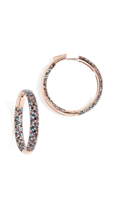 Nickho Rey Tire Earrings In Rose Gold/multi