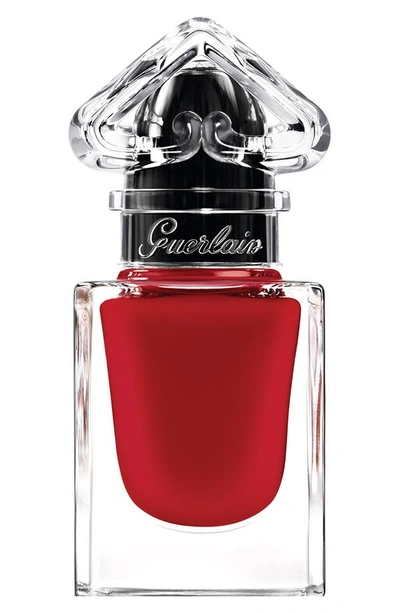 Guerlain La Petite Robe Noir Deliciously Shiny Nail Colour In 022 Red Bowtie