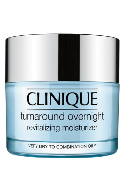 Clinique Turnaround Overnight Revitalizing Moisturizer For Very Dry To Combination Oily Skin In White