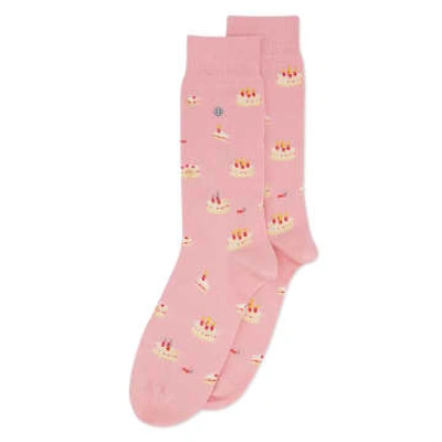 Alfredo Gonzales Birthday Pink Sock