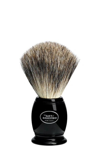 The Art Of Shaving 100% Pure Badger Shaving Brush In Black