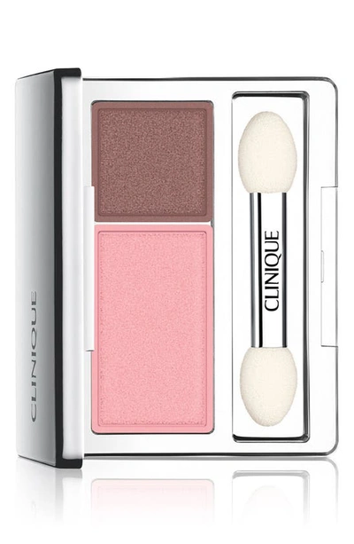 Clinique All About Shadow Eyeshadow Duo In Strawberry Fudge