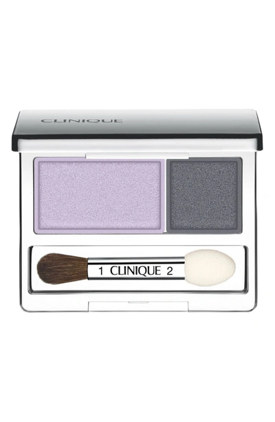 Clinique All About Shadow Eyeshadow Duo In Blackberry Frost New