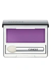 Clinique All About Shadow Soft Matte Single Eye Shadow Compact In Purple Pumps