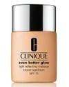 Clinique Even Better Glow Light Reflecting Makeup Broad Spectrum Spf 15, 1.0 Oz./ 30 Ml, Ecru In 22 Ecru