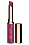 Clarins Instant Light Natural Lip Balm Perfector In 08 Plum Shimmer