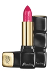 Guerlain Kisskiss Creamy Satin Finish Lipstick Excessive Rose 361 0.12 oz/ 3.4 G In 361 Excessive Rose
