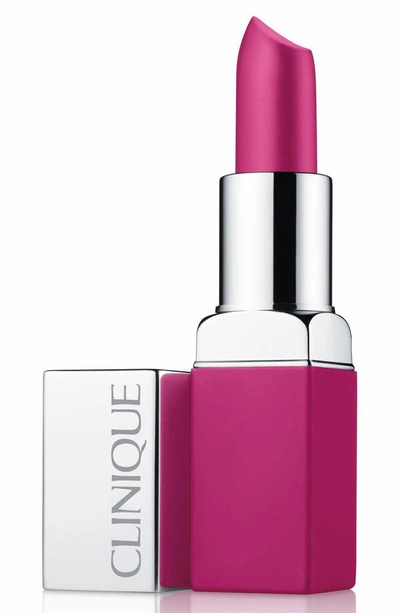 Clinique Pop Matte Lip Colour + Primer 15 Shock Pop In Shock Pop