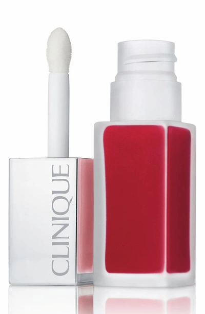 Clinique Pop Liquid Matte Lip Colour + Primer Flame Pop 0.2 oz