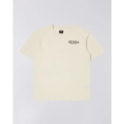 Edwin Kiku No Sake T-shirt Single Jersey Whisper White