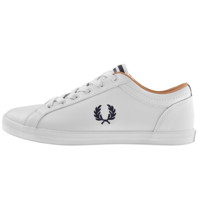 Fred Perry Baseline Leather B4330 White