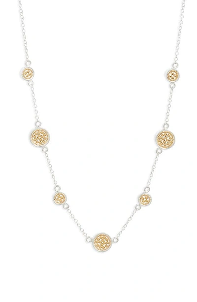 Anna Beck Classic Station Necklace In Two Tone