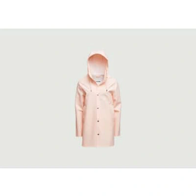 Stutterheim Stockholm Raincoat In Pale Pink