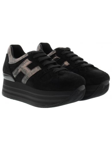 Hogan Maxi H222 Sneakers In Black | ModeSens
