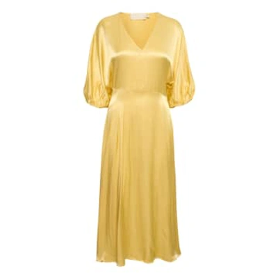 Soaked In Luxury Citron Yellow Evita Dress