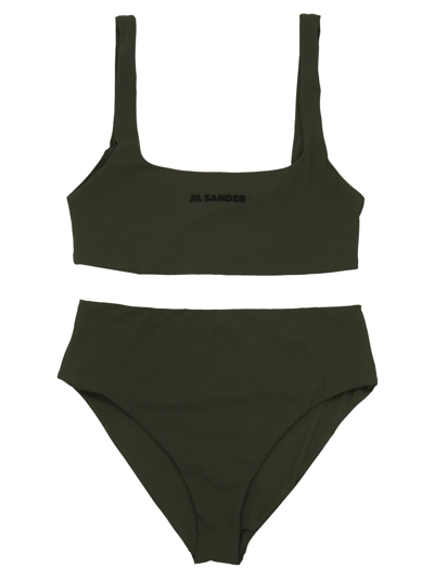 Jil Sander Bikini Fast Dry In Green | ModeSens