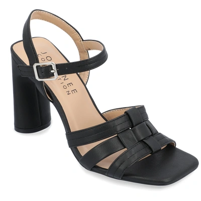 Journee Collection Collection Women's Gibssen Sandals In Black
