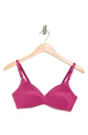 Warner's No Side Effects Wire Free Bra In Summer Berry