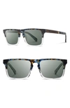 Shwood 'govy 2' 52mm Polarized Sunglasses - Blue Nebula/ Elm/ G15p